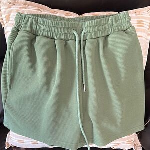 Green Women's Shorts